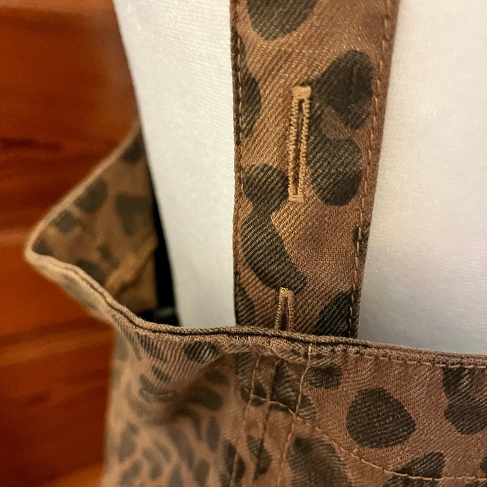 Level 99 Brown Leopard Print Top - image 6